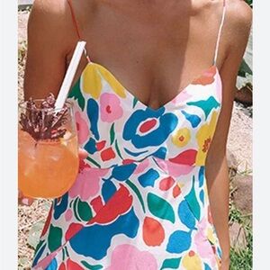 Floral Sleeveless Maxi Dress